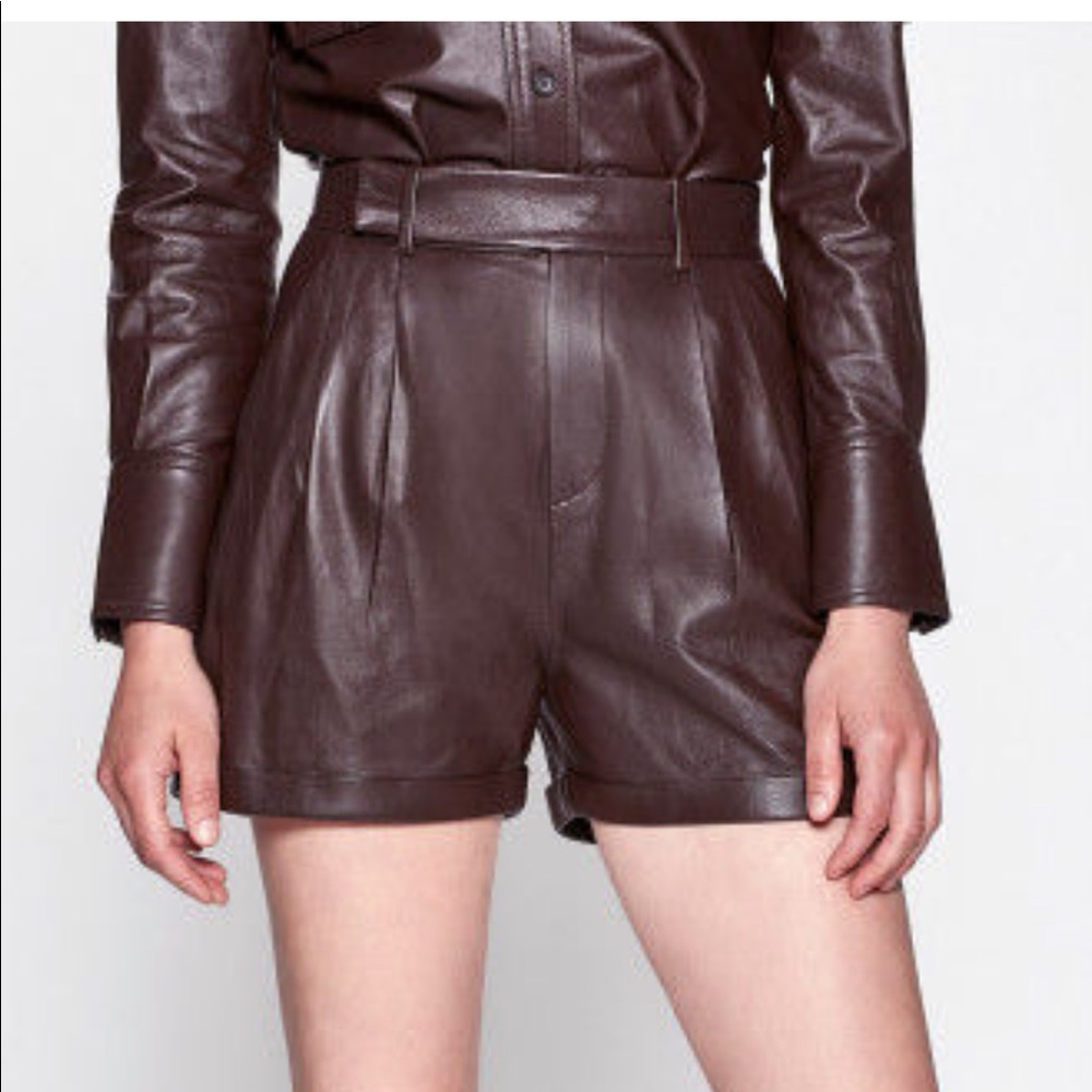 Equipment leather shorts
